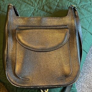 Nordstrom black leather crossbody bag